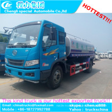 Ventes de camions 16000liters FAW en acier utilisé huile liquide Transport pétrolier